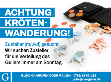 Zusteller gesucht